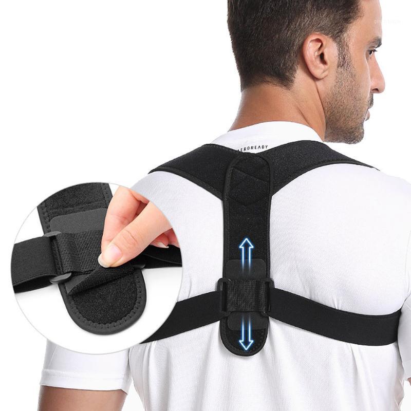 

AOLIKES Back Posture Corrector Corset Clavicle Spine Posture Correction Adjustable Support Belt Pain Relief Traine Spine1, Black