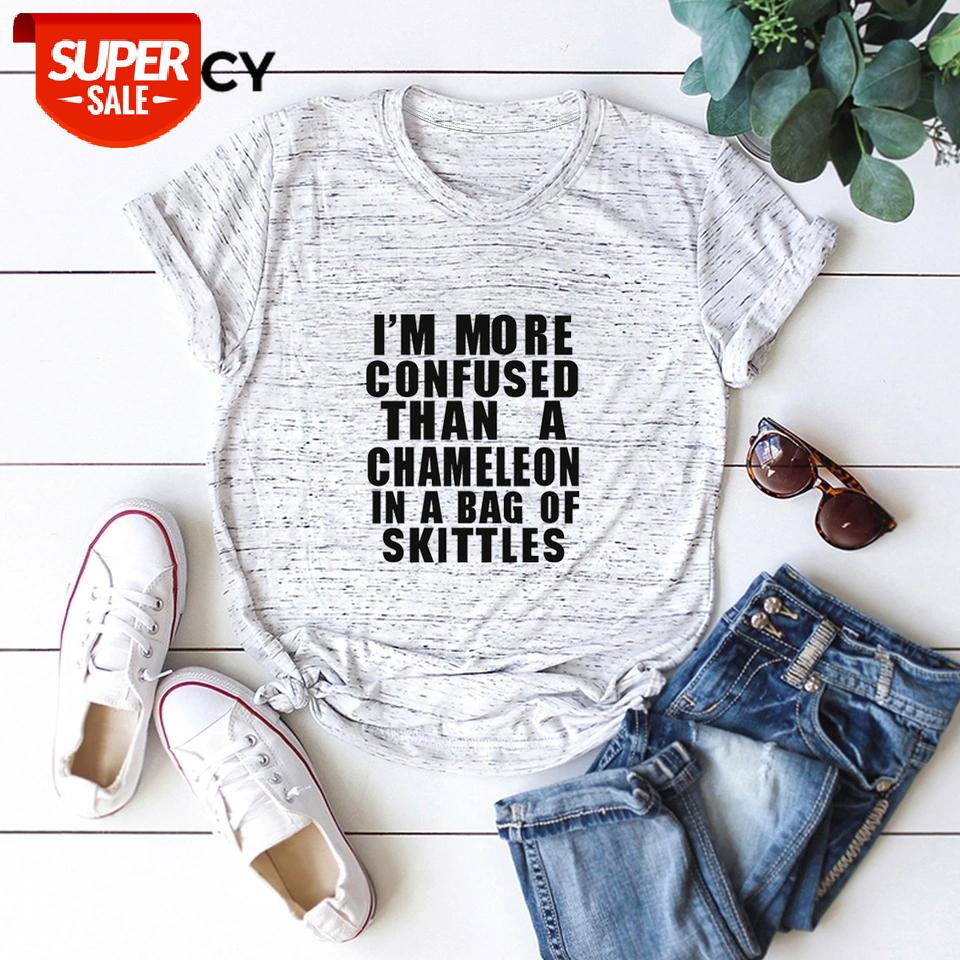

JFUNCY 2020 100% Cotton Women T-Shirts Funny Letter Printed Tees Tops Plus Size Short Sleeve Summer Casual Tshirt Woman Shirts #5s3y, White