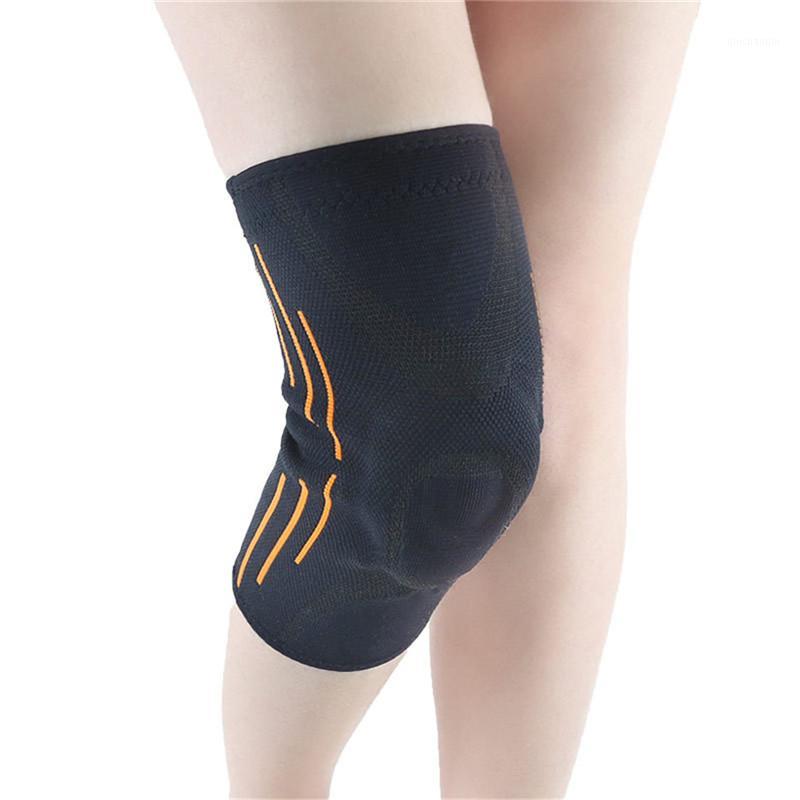 

Sports Kneepad Pads Women Men Pressurized Elastic Knee Pads Support Fitness Gear Sport Brace Protector Kneepads Equipment1, Black