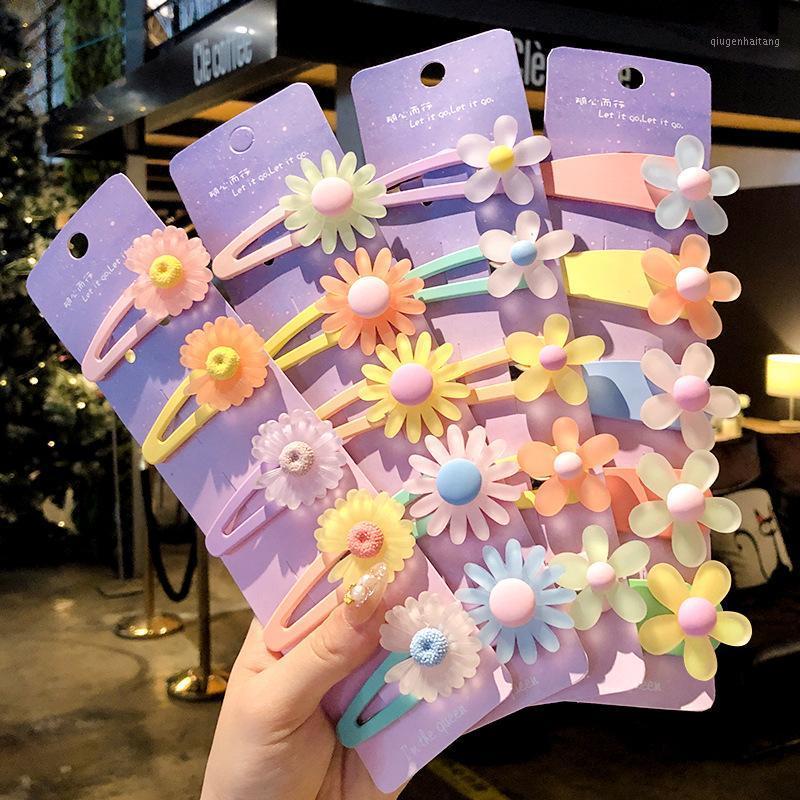 

5pc/10pc Lovely Flower Hair Clips for Girls Hairpins Children Barrettes Princess Snap Clip Headwear Kids Hair Accessories1, 11