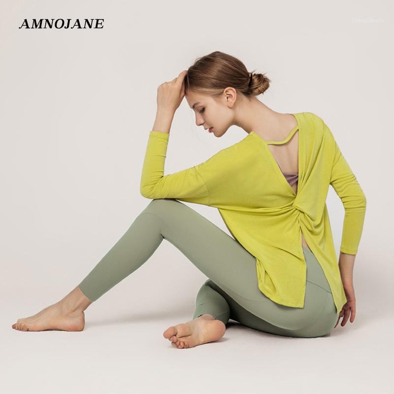 

Butterfly Back Yoga Top Long Sleeve Sports Running Gym Seamless Crop Tops Fitness T-Shirt Workout Tops for Women Sport Shirts1, Black