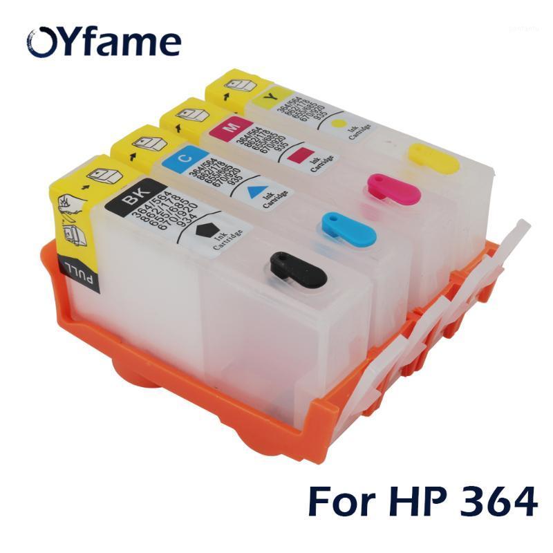 

OYfame 4PCS for 364 Ink Cartridge with Permanent Chip for 364 364XL cartridge B109a B110a B110c B110e B209a 75101
