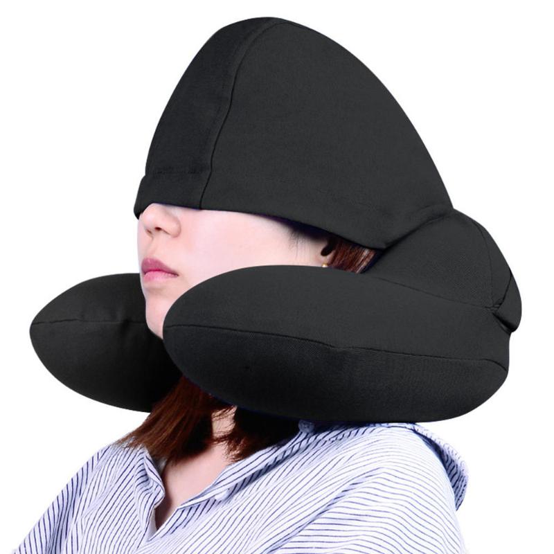 

1 Pc Inflatable Pillow Air Cushion Neck Rest U-Shaped Compact Plane Flight Travel Pillows Home Textile 31*31*14cm