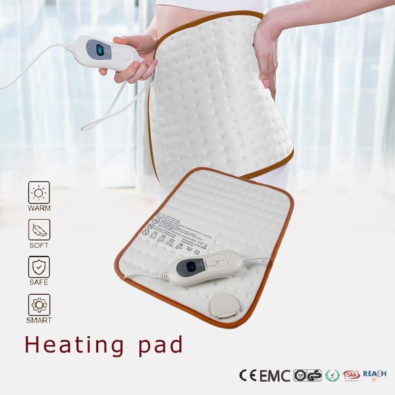 

220V EU Plug 40*30CM Electric Heating Pad Auto Off for Menstrual Cramps Abdomen Waist Back Pain Relief 3 Heat Setting Controller1