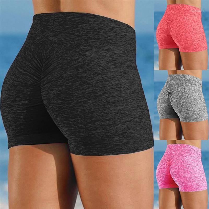 

High Waist Workout Shorts Vital Seamless Fitness Yoga Shorts Scrunch BuYoga Running Sport Women Gym Leggings1, Red