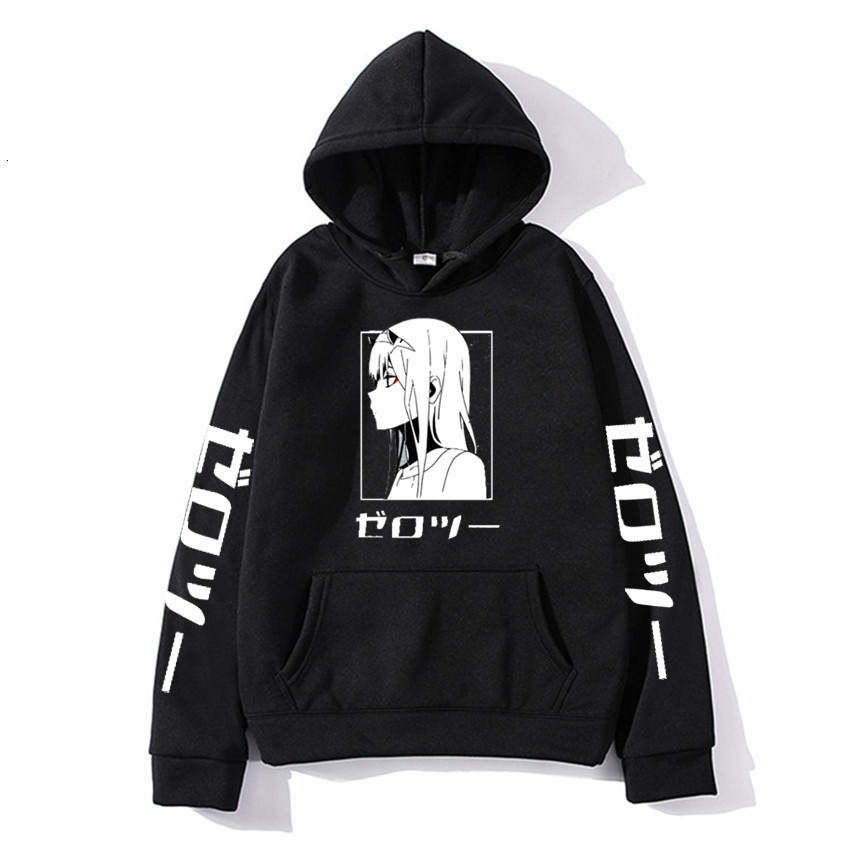 

2021 New Darling in the Franxx Men Women Hoodies Anime Sweatshirt Zero Two Hoodie Streetwear Sweatshirts K4ET