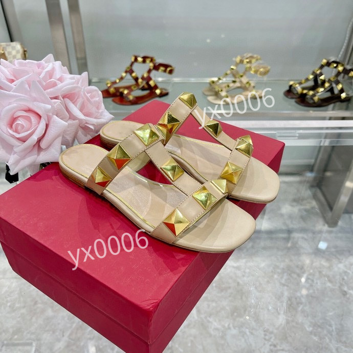 

2022 Top designer mens hand-made 35-42 Handmade Shoes slippers fashion sandals rainbow color non-lace sleeves specially made for men Loafers yh211218, Choose the color