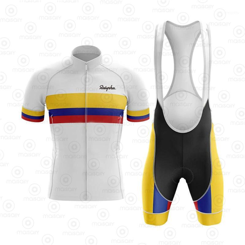 

2020 Team Cycling Clothing Set Bike Jersey Suits Ropa Mens Bicycle Summer Pro Cycling Jerseys 19D Gel Pad Bike Bib Shorts Suits1, Cycling shirt 1