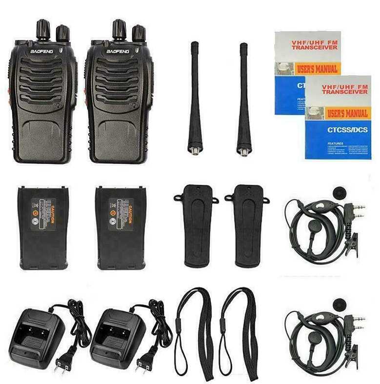 

Baofeng BF-888S 2 PCS VHF/UHF FM Transceiver Rechargeable Walkie talkie Two Senses 2-way ham radio comunicador 888s BAOFENG
