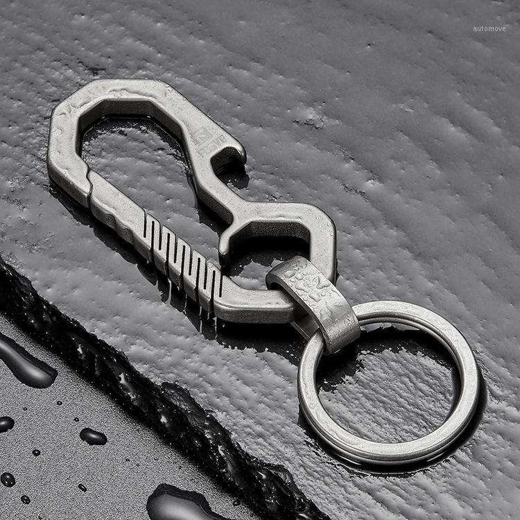 

Titanium Keychain Car Key Ring Hanging Buckle Lightness Custom Lettering Bottle Opener for Man Male Creativity Gift Wholesale1