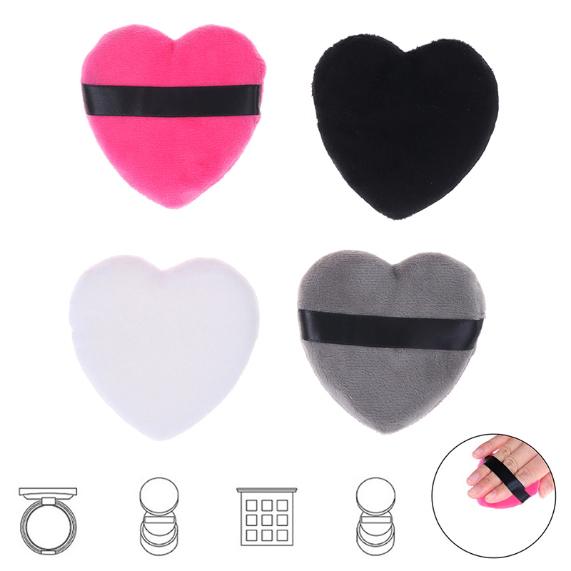 

1pc Triangle Velvet Powder Cosmetic Puffs Mini Makeup sponge Make up tools 4 colours
