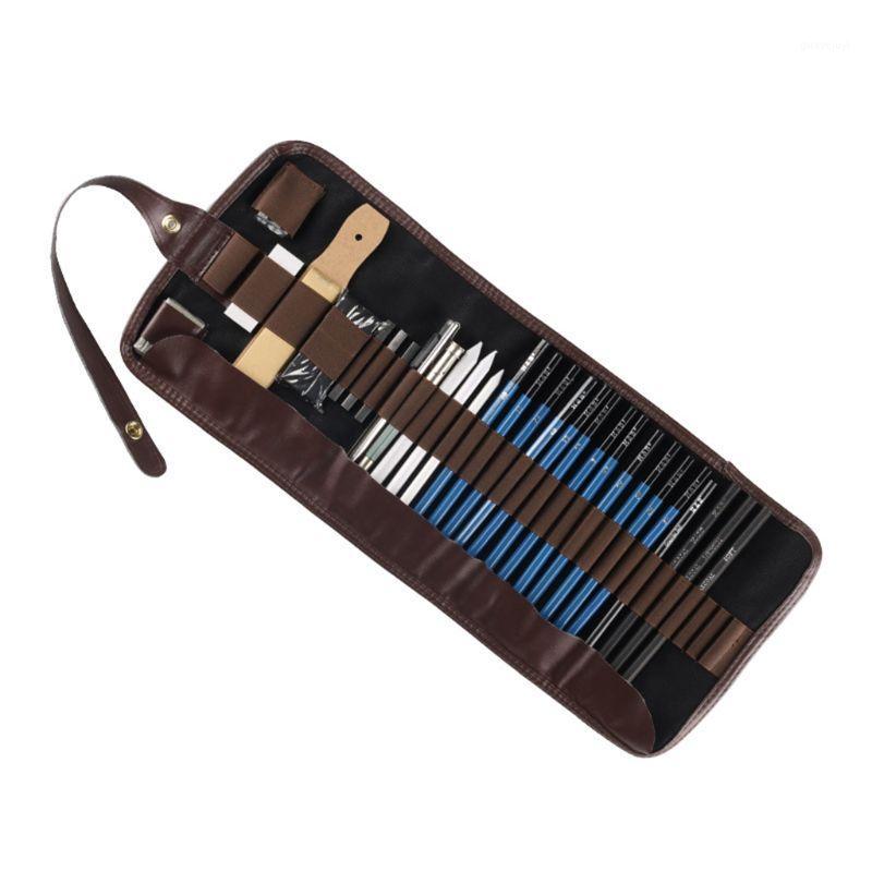 

32pcs Professional Sketching Drawing Set Graphite Charcoal Pencil Kit Carrying Bag for Art Students School Painting Supplies1