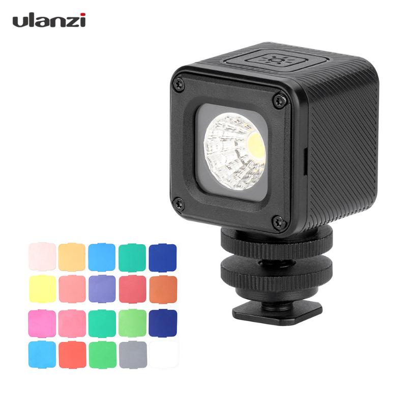 

Ulanzi L1 Pro Versatile Mini LED Video Light 5500K Fill Light Underwater 20 Color Filters for 7/6/5 for DJI Osmo Pocket