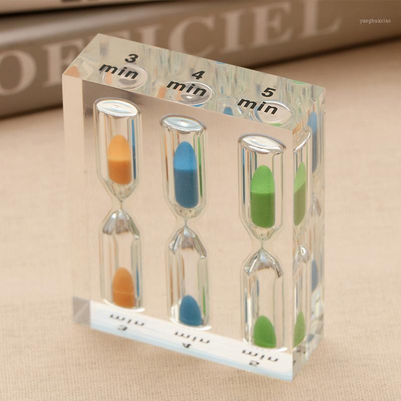 

10pcs Creative Time Acrylic Hourglass Sand Timer 1/2/3/4/5 Minute Funnel Home Desktop Decoration Laboratory Kitchen Office1