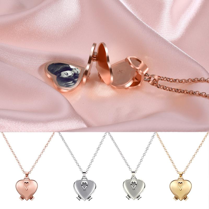 

Choker Necklace Enlarge Photo Small Box Necklace Heart Shaped Creative Gift Jewelry Decoration Women Luxury Fashion