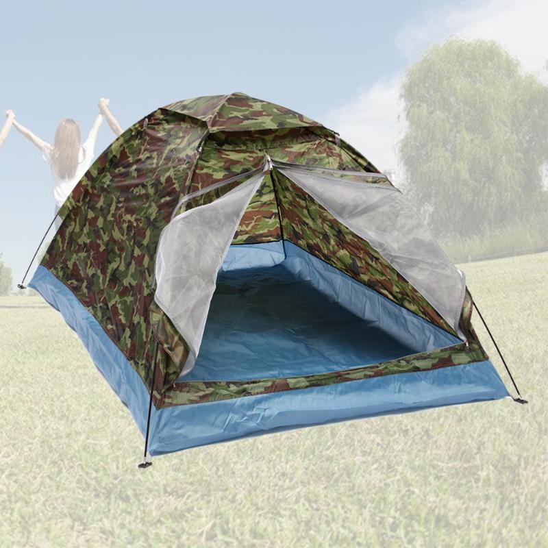 

Double Person Camouflage Tents Single Layer Family Tents Folding Beach Tent Camping for Indoor Outdor Camping Beach Party Suppli