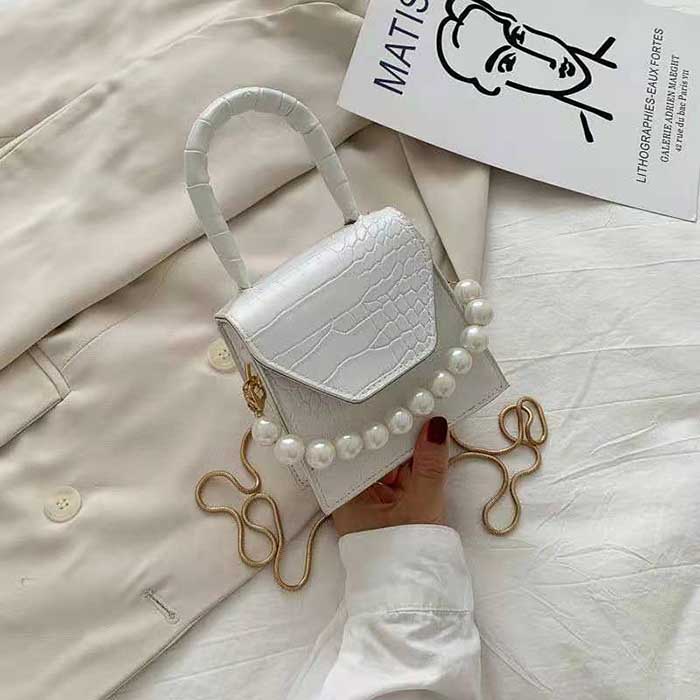 

HBP new high-quality ladies fashion shoulder bag classic leather 56560, Black