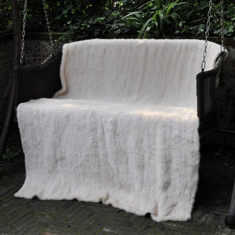 

CX-D-80C Knitted 2020 Super oft Warm Mink Blanket Bed Sheet Sofa Throw Bed Quilt1