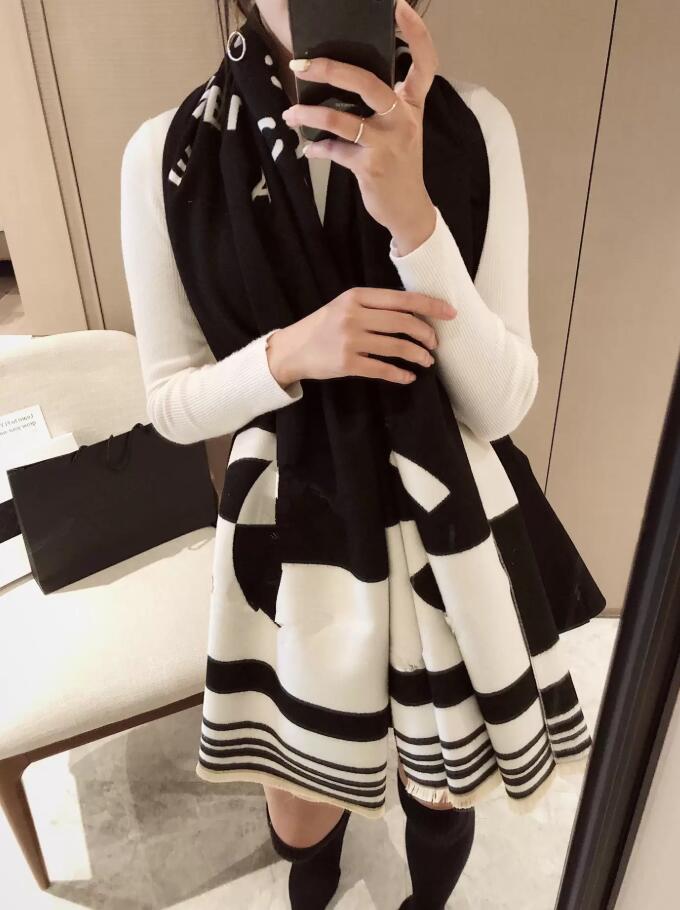 

Fashion autumn and winter scarf Man Women 4 Season Shawl Wraps Brand Letter Scarves Size 180x70cm 5Colors High Quality