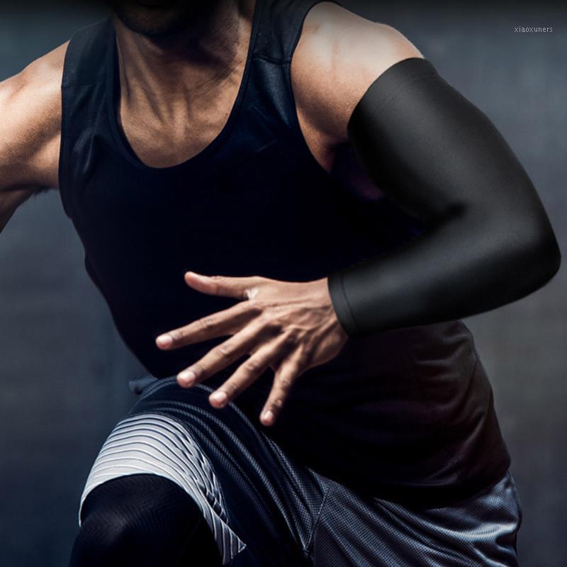 

Sports Arm Sleeves Elastic Breathable UV Protection Basketball Cycling Elbow Pad for Outdoor Exercise Sport Supply1