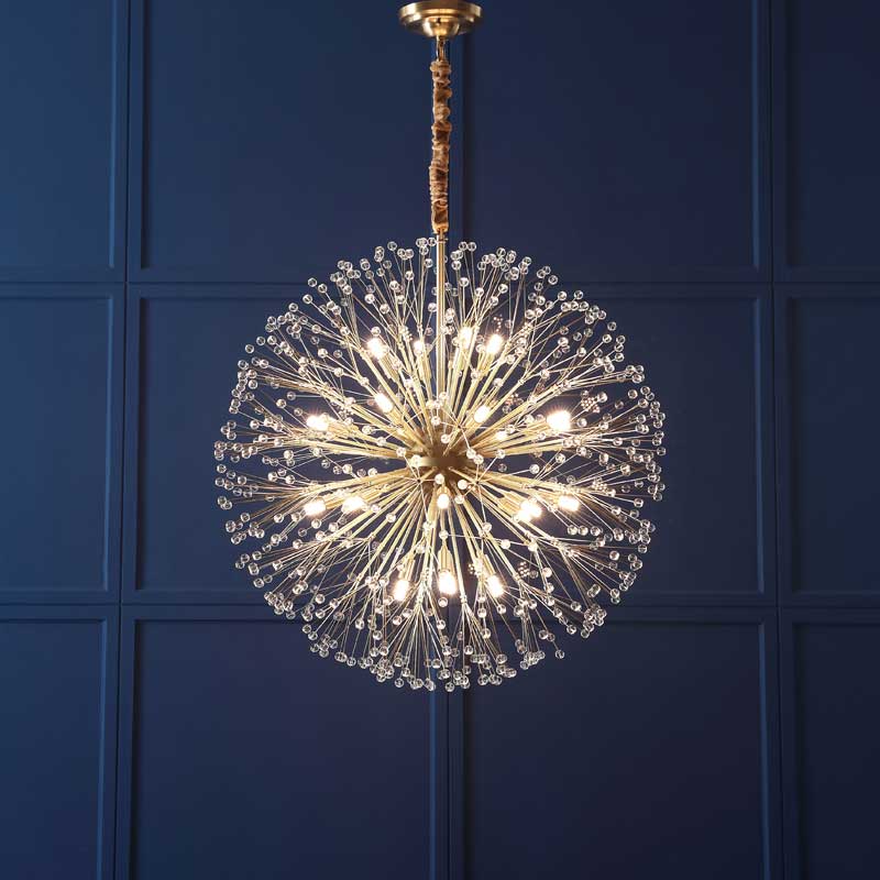 

Modern Luxury Led Crystal Chandelier Dandelion Lighting For Home Decoration AC110V-220V Lighting