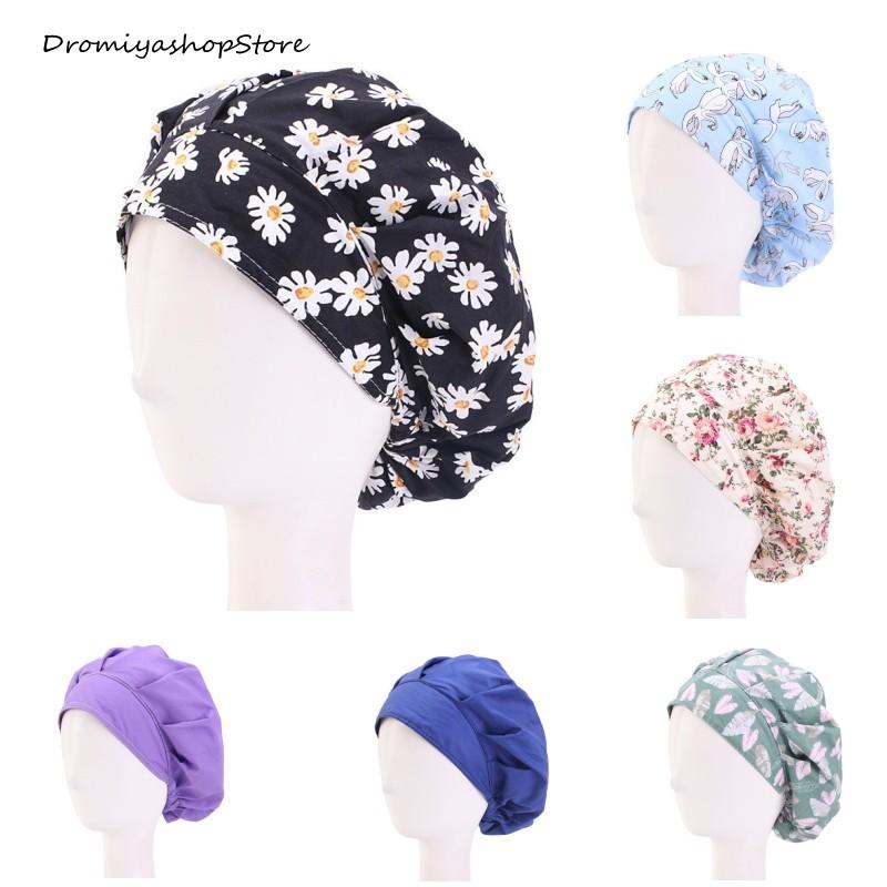 

Muslim Flowers Print Cap Beanie Islamic Turban Headcover Hat Dubai Arab Women Bonnet Hijab Headwear, Beige