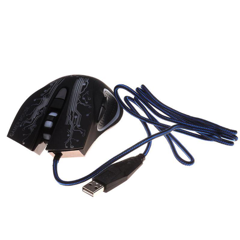

mouse USB Wired Gaming Mouse 6-button LED Luminous Computer Laptop Optical