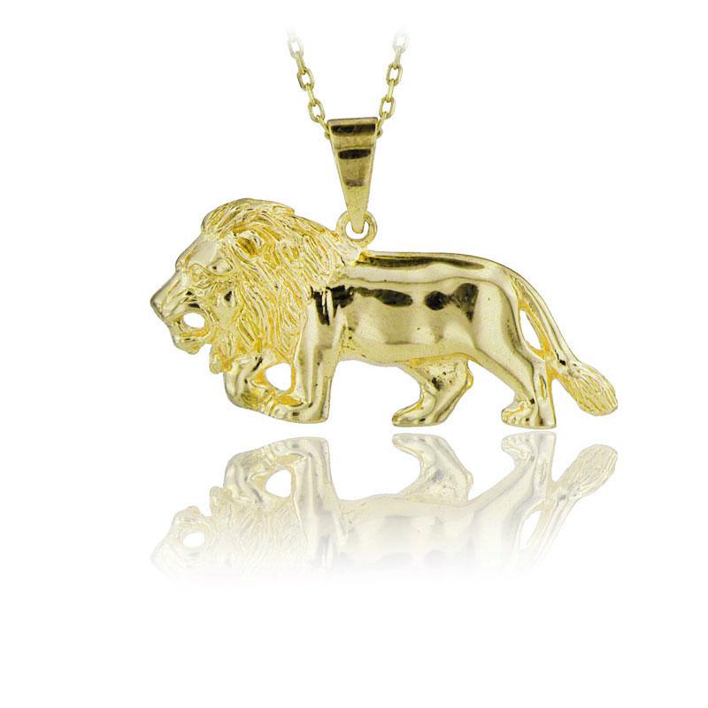 

Lion Necklace 925 Sterling Silver Wild Lion Necklace Safari Lover