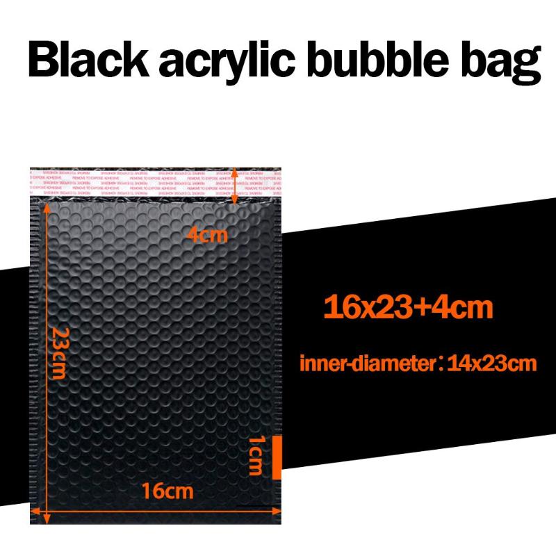 

25Pcs Bubble Mailer Padded Envelope Self seal mailing bag Shipping Envelope With Bubble Mailing Bag Black Acrylic