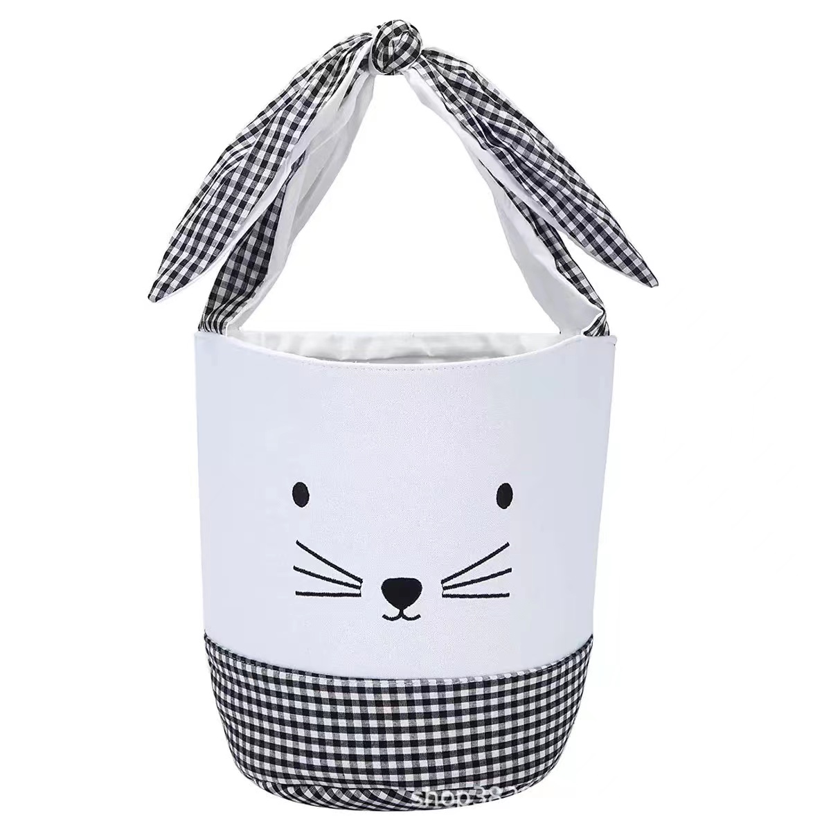 

Easter favors 2022 new cute cartoon rabbit bucket bow children cute basket