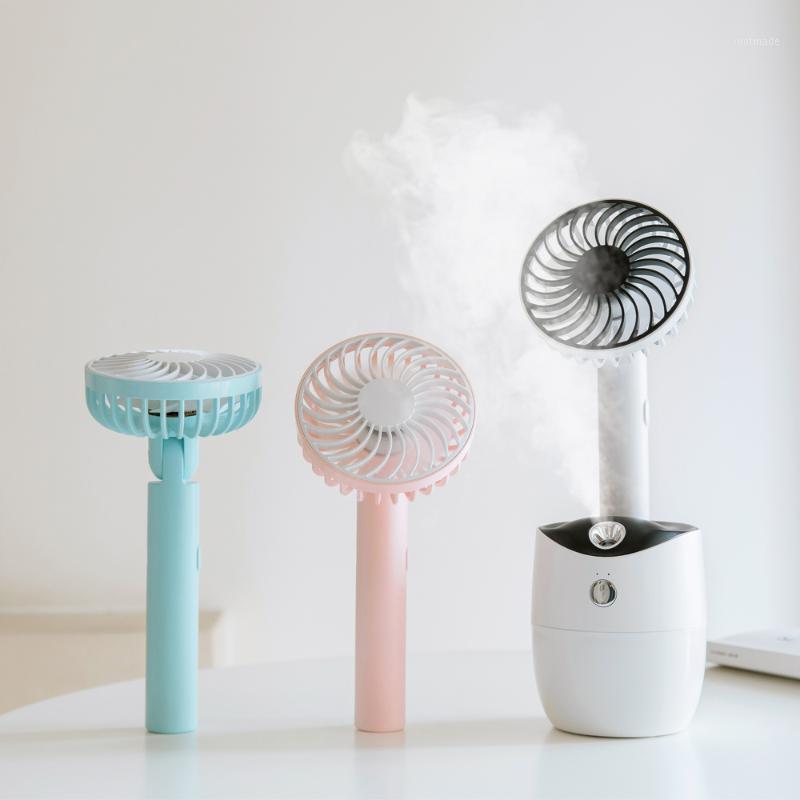 

Detachable Rotary Mist Spray Fan Up Down 180° Supply Wind 90 Degree Rotation Portable USB Rechargeable Fan Humidifier Aroma1