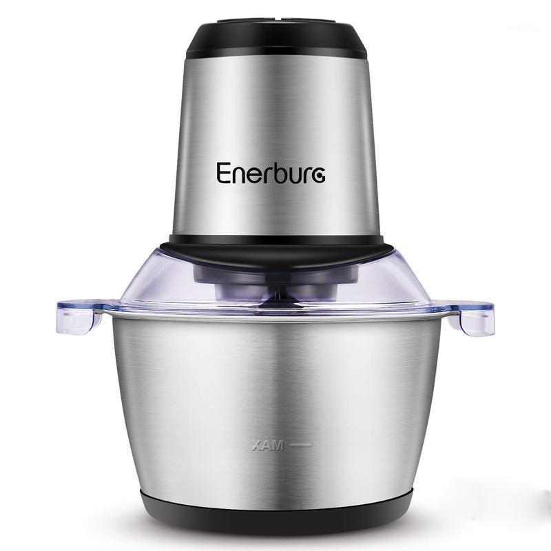 

Double File 2L Stainless Steel Electric Meat Grinder Big Horsepower Cutting Machine Garlic Machine1