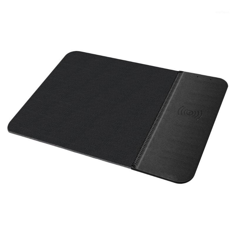 

Ultra-Thin 2in1 Qi 5W Desktop Wireless Charging Gaming Office Rubber Mouse Pad Mat Foldable Waterproof1