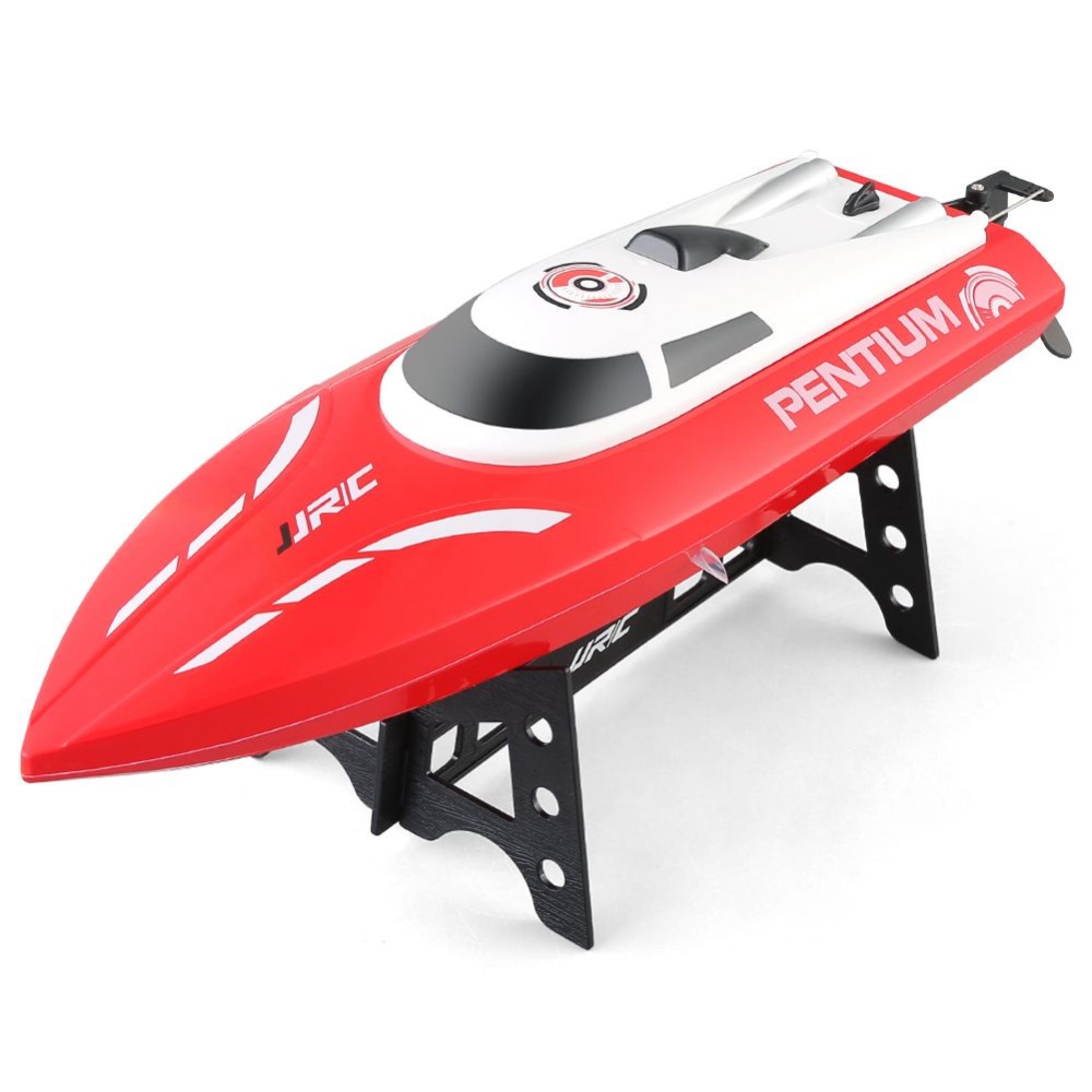 

Remote Control Speedboat JJRC S1 Self-Righting Portable Mini RC Boat 25KM/H RC Ship New Arrival Kids Toy, Red