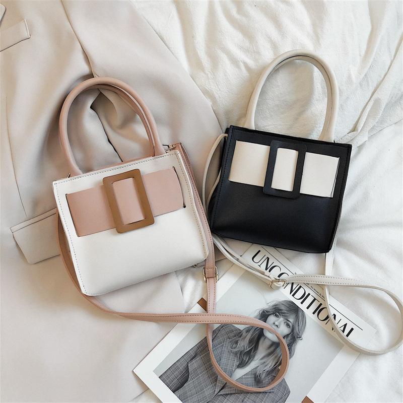 

Women's Bag New Special-Interest Design Bag Cream Cake Tote Handbag Messenger hand bags for women PU Shoulder Bags, Pink