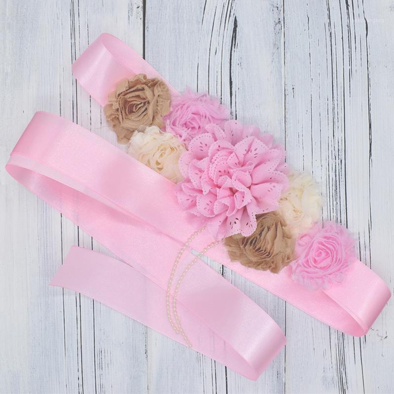 

New Lovely Baby Headband Turban Flower Newborn Baby Girl Headbands Elastic Kids Toddler Hair Band Haarband Hair Accessories1, Yellow pink