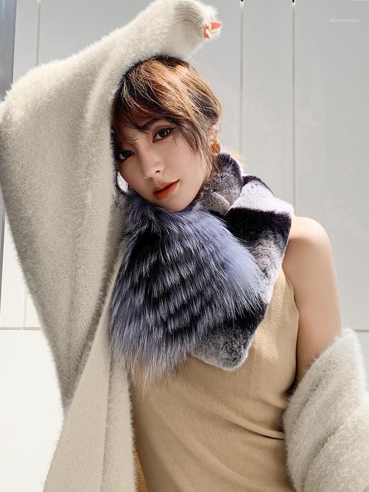 

Rex fur collar fur scarf ladies scarf winter new style fashion Size:75*18cm1