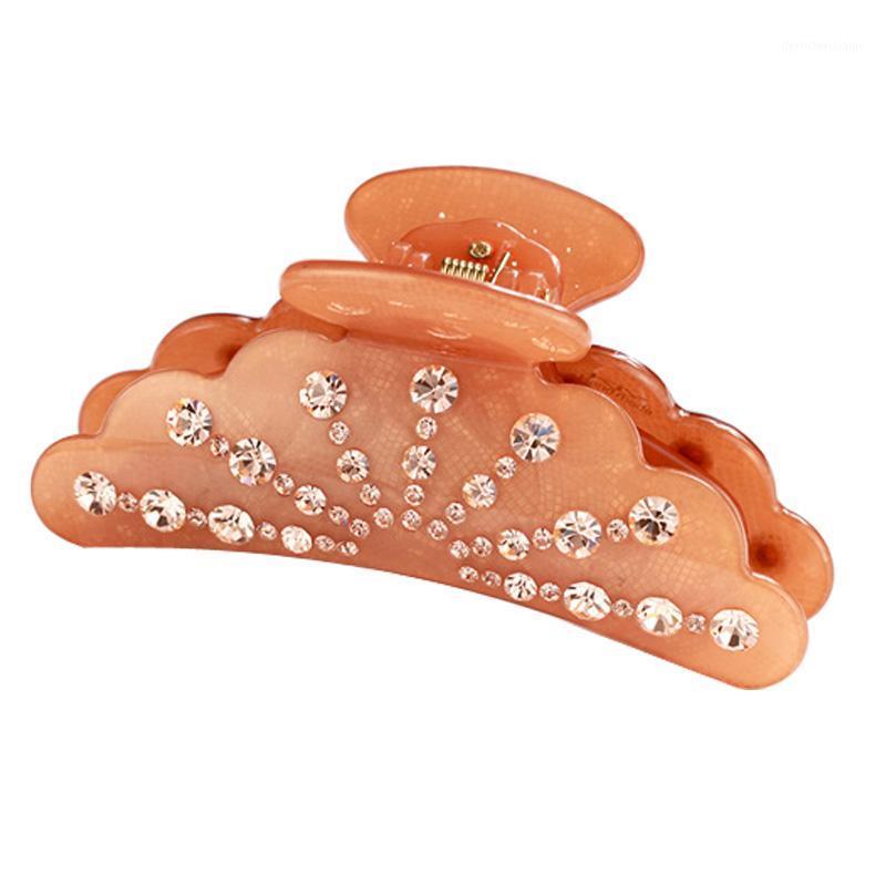 

Big Hair Claw for Women Girl Fashion Hair Claw Clip Accessory Jewelry - Luxury Ornament for Thick Everyday Tiara Prom1, Golden;silver