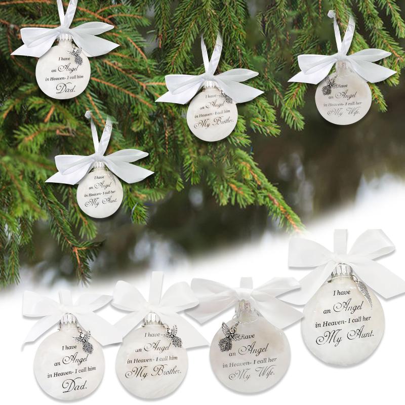 

Feather Ball Angel Christmas Tree Decoration Memorial Ornament Festival Decoration Hanging Sign Commemorative Decorations D4