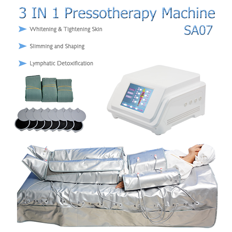 

Hight quality 3 In 1 Far Infrared Pressotherapy EMS Electric Muscle Stimulation Sauna Air Pressure Lymph Drainage Body Slimming Machine