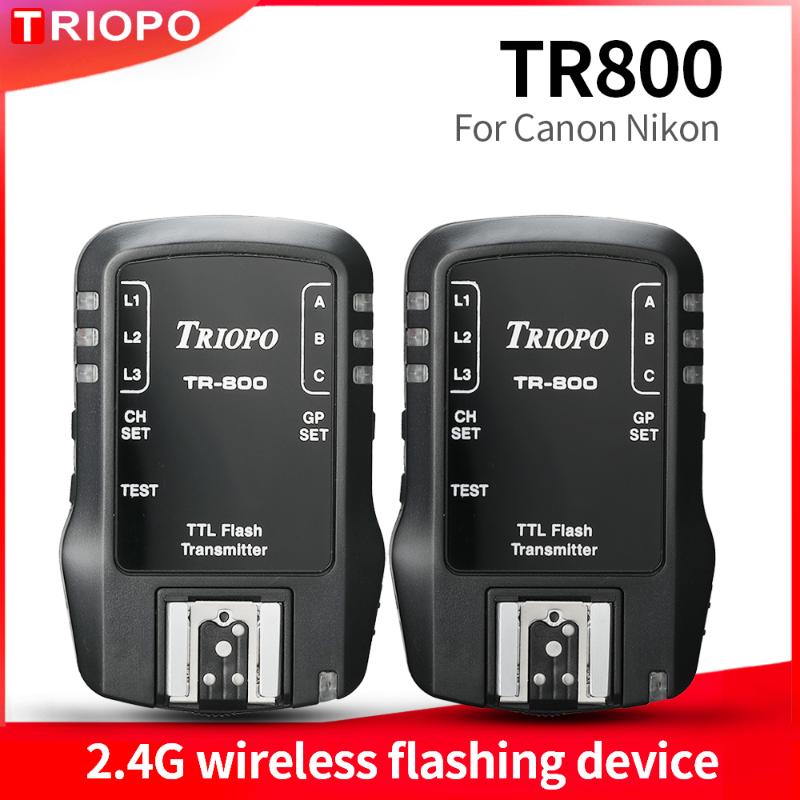

TRIOPO TR800 TR-800 receiver and transmiter 2.4G wireless flashing device For Camera Suit for TR-988 TR-950 TR-586