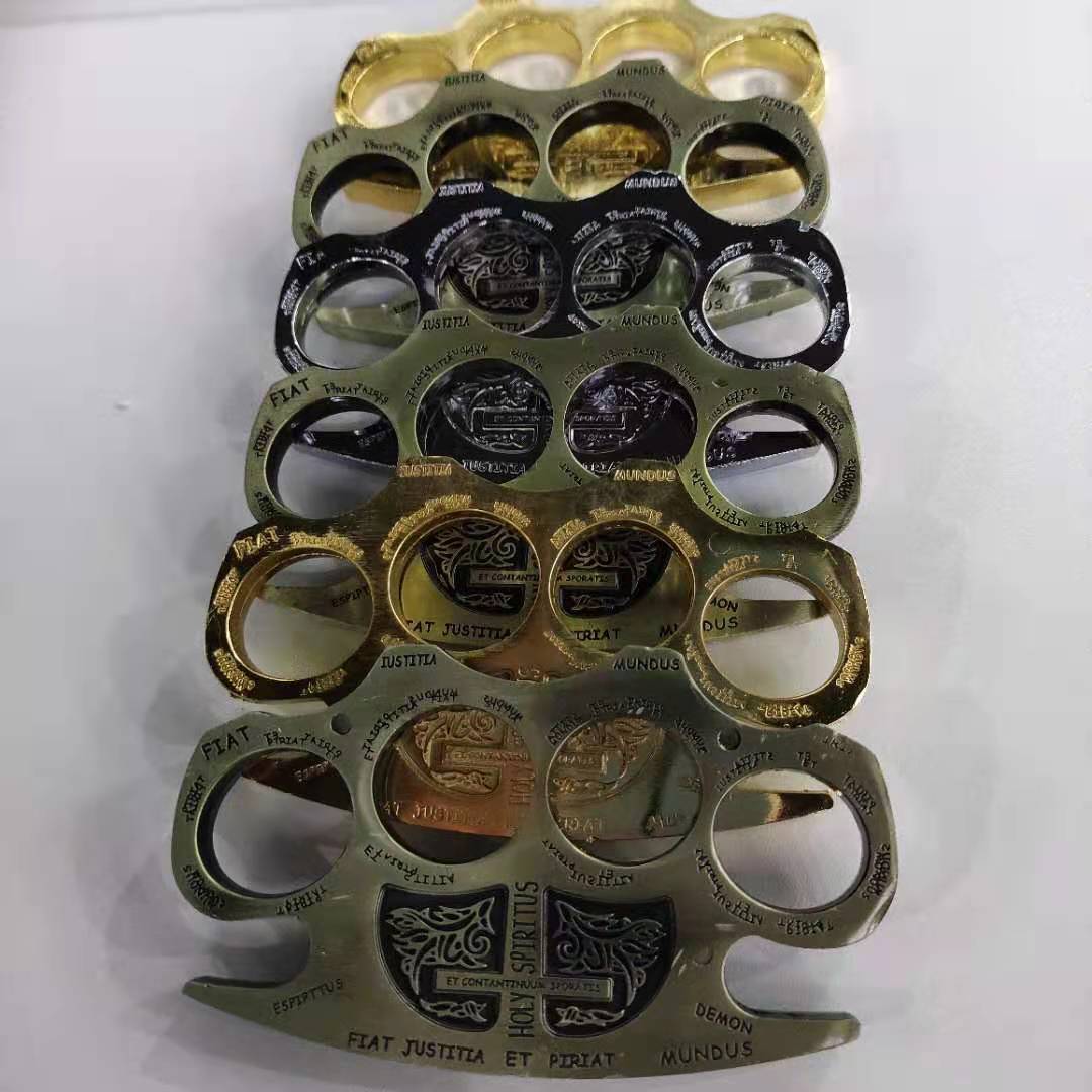 

Glass fiber alloy finger tiger four finger self defense weapon hand brace aluminum alloy self defense equipment746