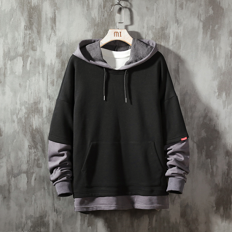 

2021 New Japan Style Casual O-neck Spring Autumn Hoodie Sweatshirt Men's Thick Hip Hop High Pocket Streetwear Clothes Pd0e, Hw1993 1