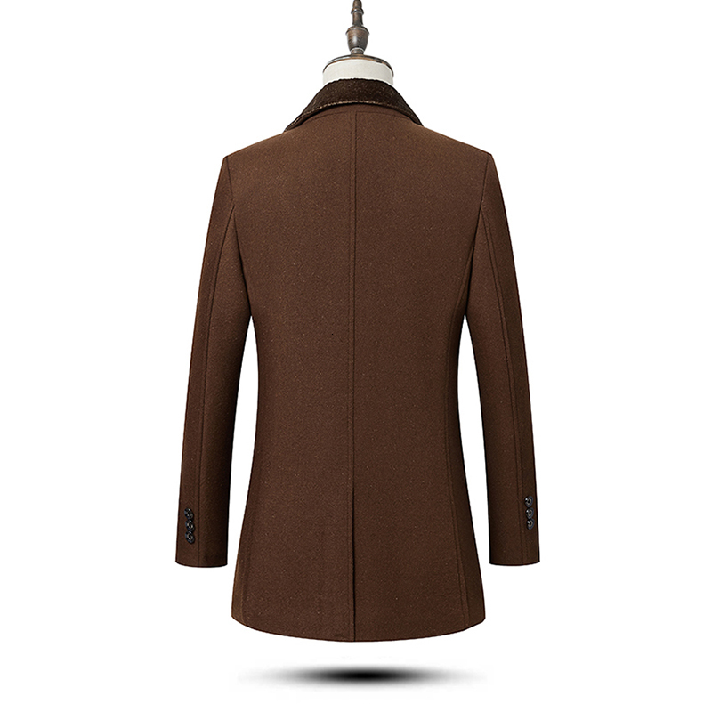 

2021 Mixed New Colour Quality Wool Coats Winter Men's Sweater 0VQJ, Camel