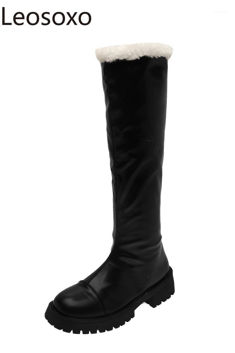 

Best-selling New Women Winter Boots Fashion Shoes Women Boots Plus Plush / Warm Snow Mid-calf Shoe1, Black