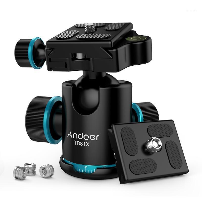 

Andoer TB81X Tripod Ball Head for Tripod Monopod Slider DSLR Camera 360 Degree Rotating Panoramic Ball Head Max. Load 8Kg1