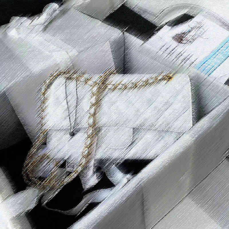 

5A+Classic Flap Designers Brand Bag Caviar Grain Cowhide Leather Fashion Handbag CF Women's Wallet Golden Chain Shoulder Bags Cross Body with double orginal 4th, Box