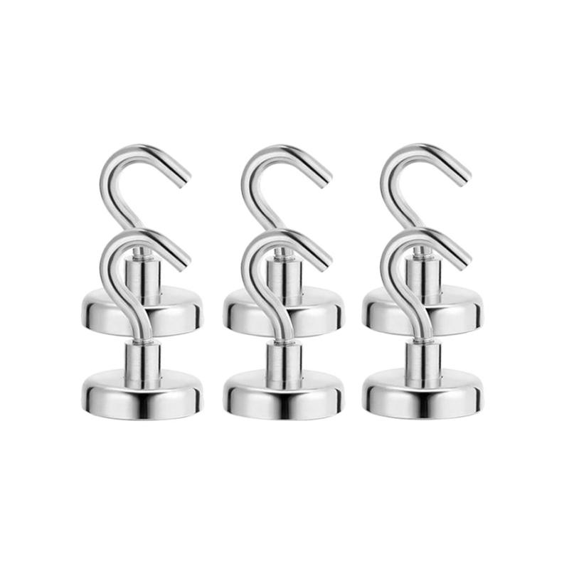 

Heavy Duty Magnetic Hooks for Organization Storage Home Kitchen Accessories