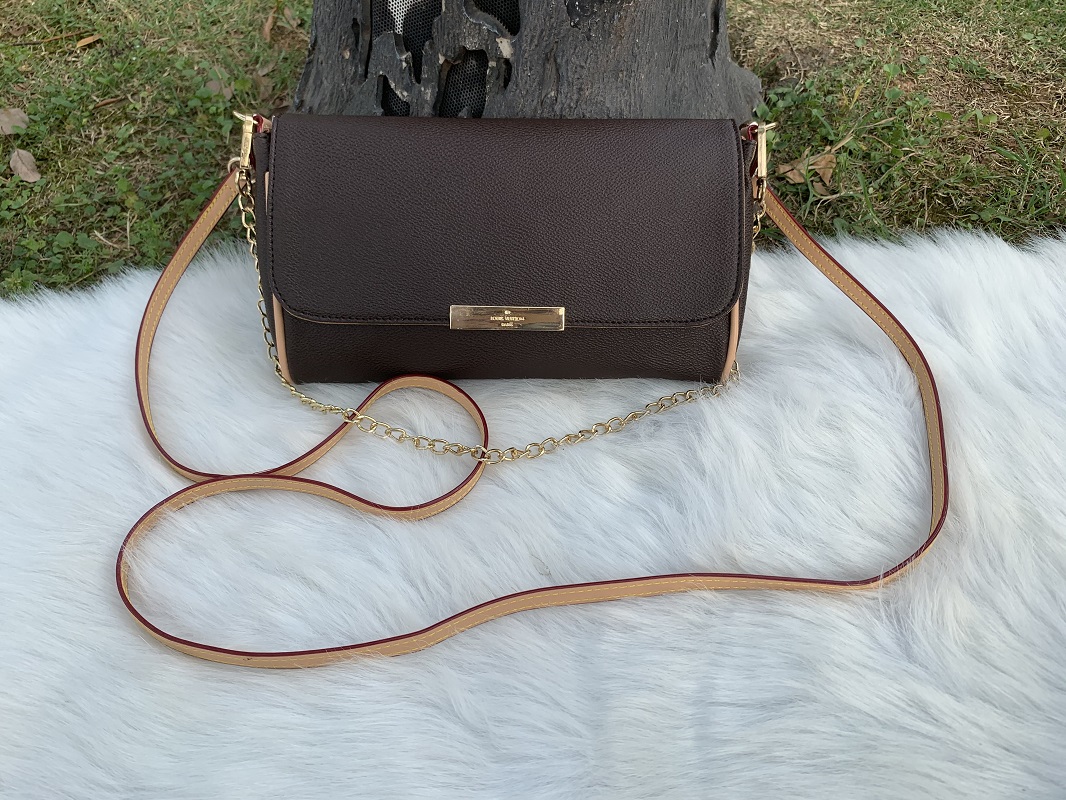 

high-quality Hot Sale Designers New Fashion Ladies Shoulder Bags Chain Womens Classic Luxurys Handbags leather High Quality Crossbody Bags, Brown+flower