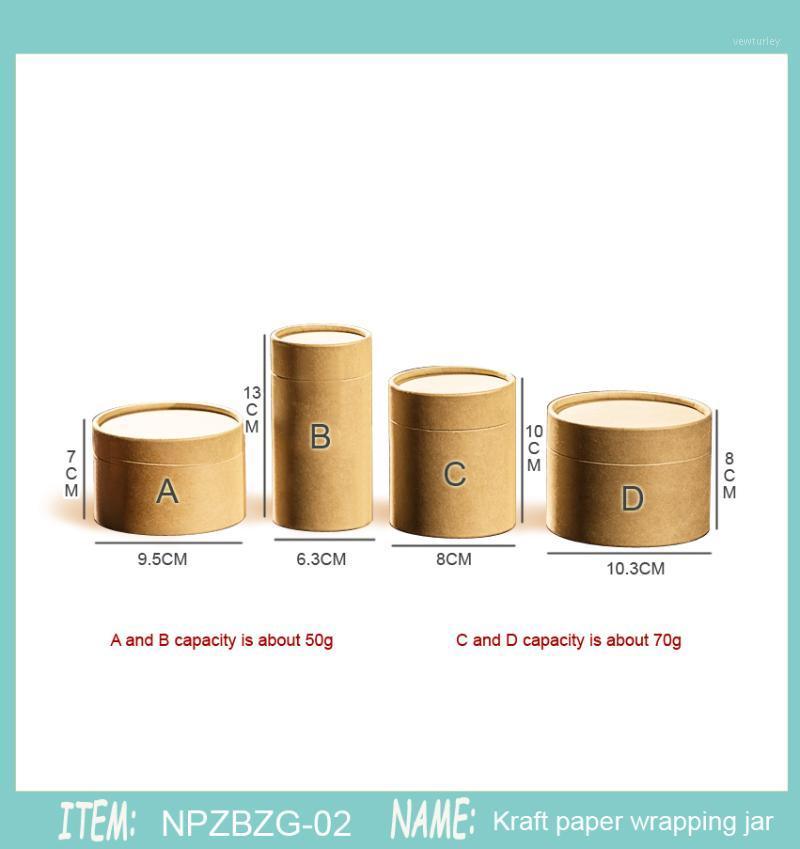 

20pcs 50g 30g 80g100gTea Packaging Tube Drawing Tube Wrapping Packaging Wholesale Kraft Coffee Paper Oil painting cylinder1